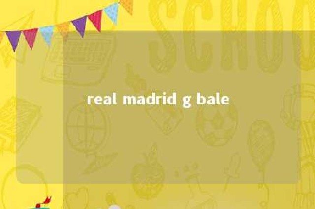 real madrid g bale 